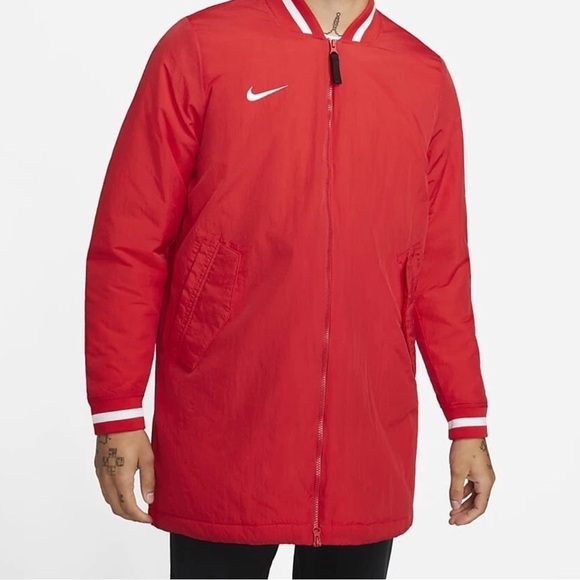 Nike Women’s Athletic Insulated Windbreaker Dugout Stock Bench Jacket NWT - Picture 4 of 15